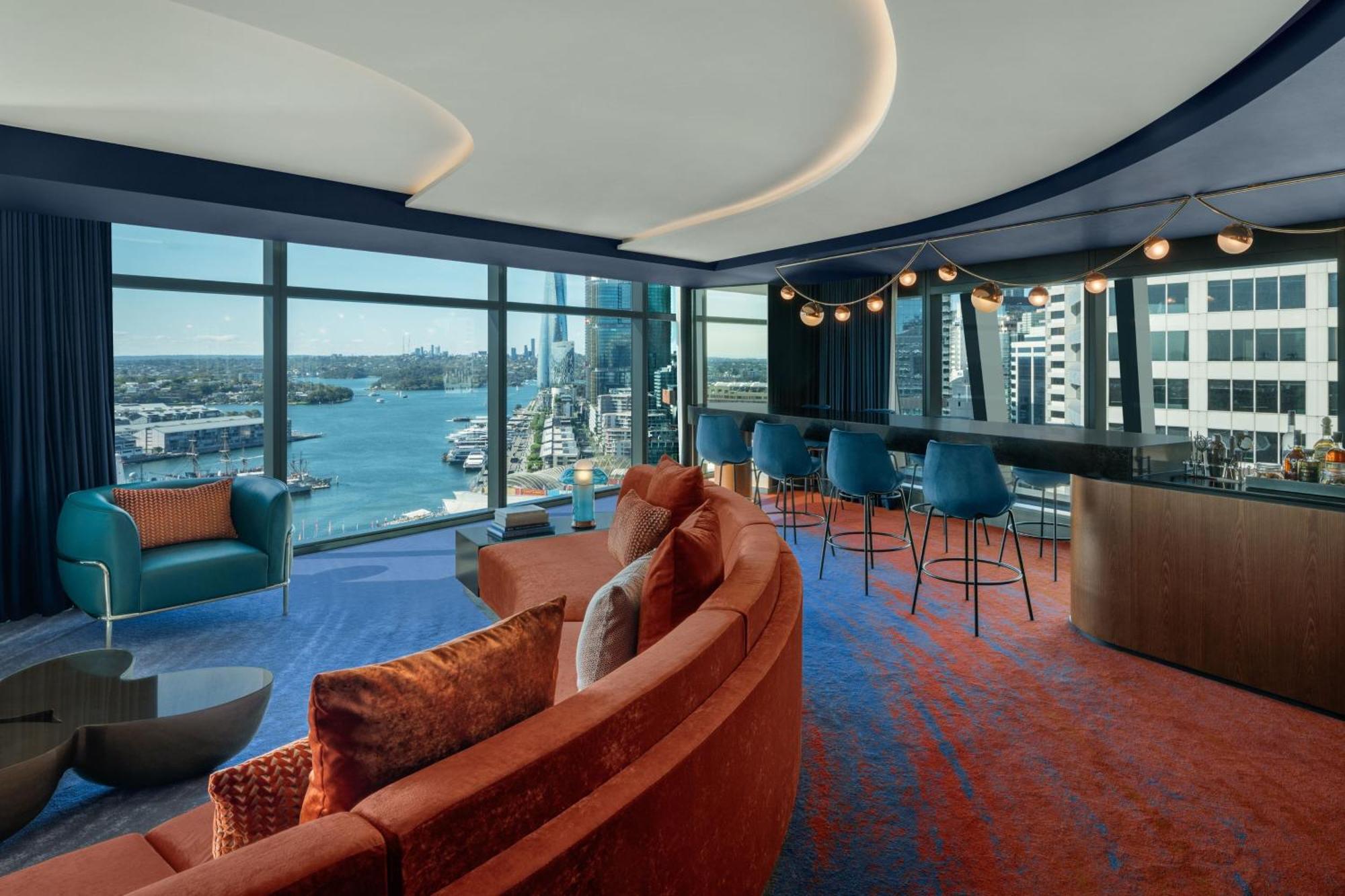 Hotel W Sydney Exterior foto The Club Lounge at the Westin Boston Seaport District