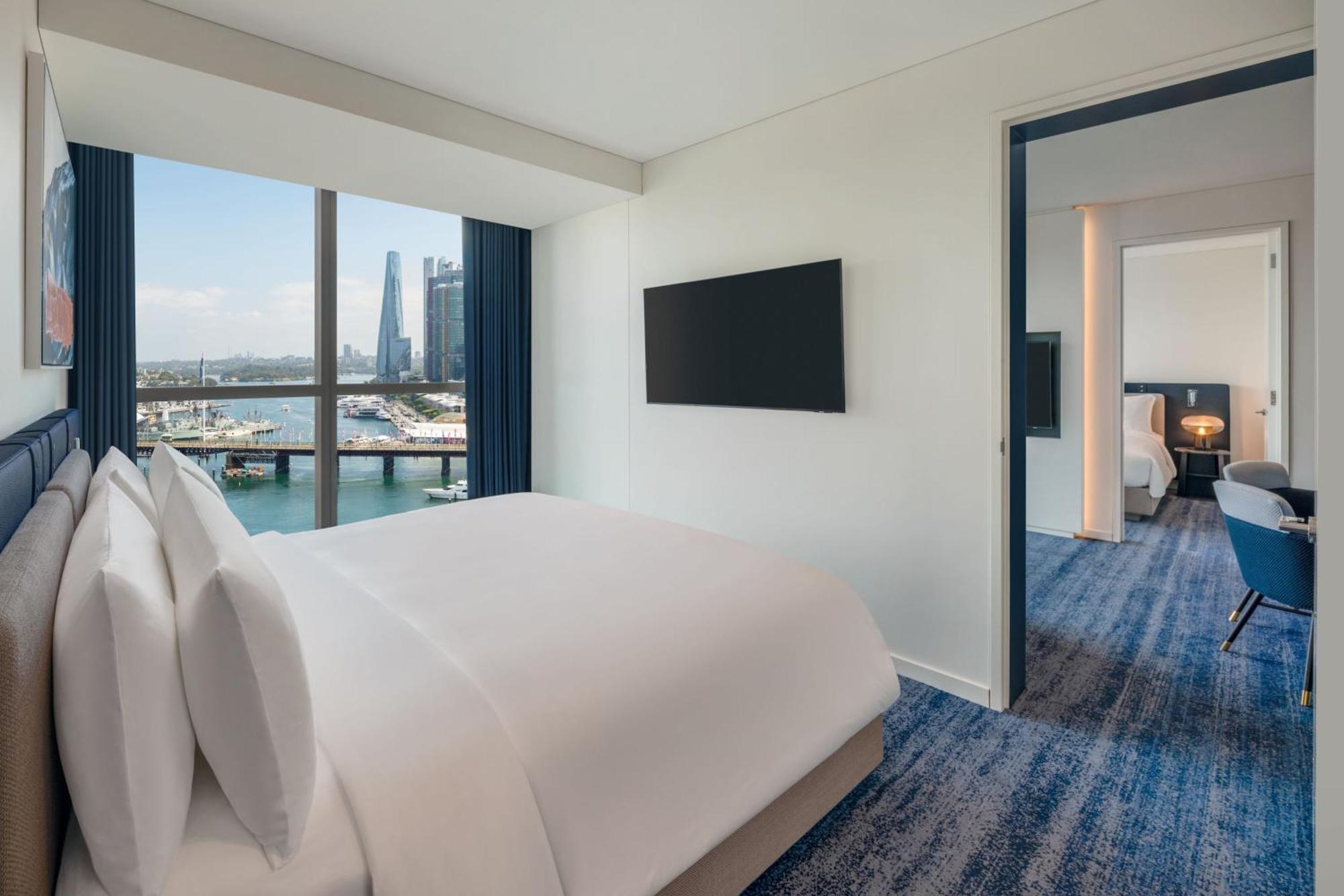 Hotel W Sydney Exterior foto A guest room at the hotel