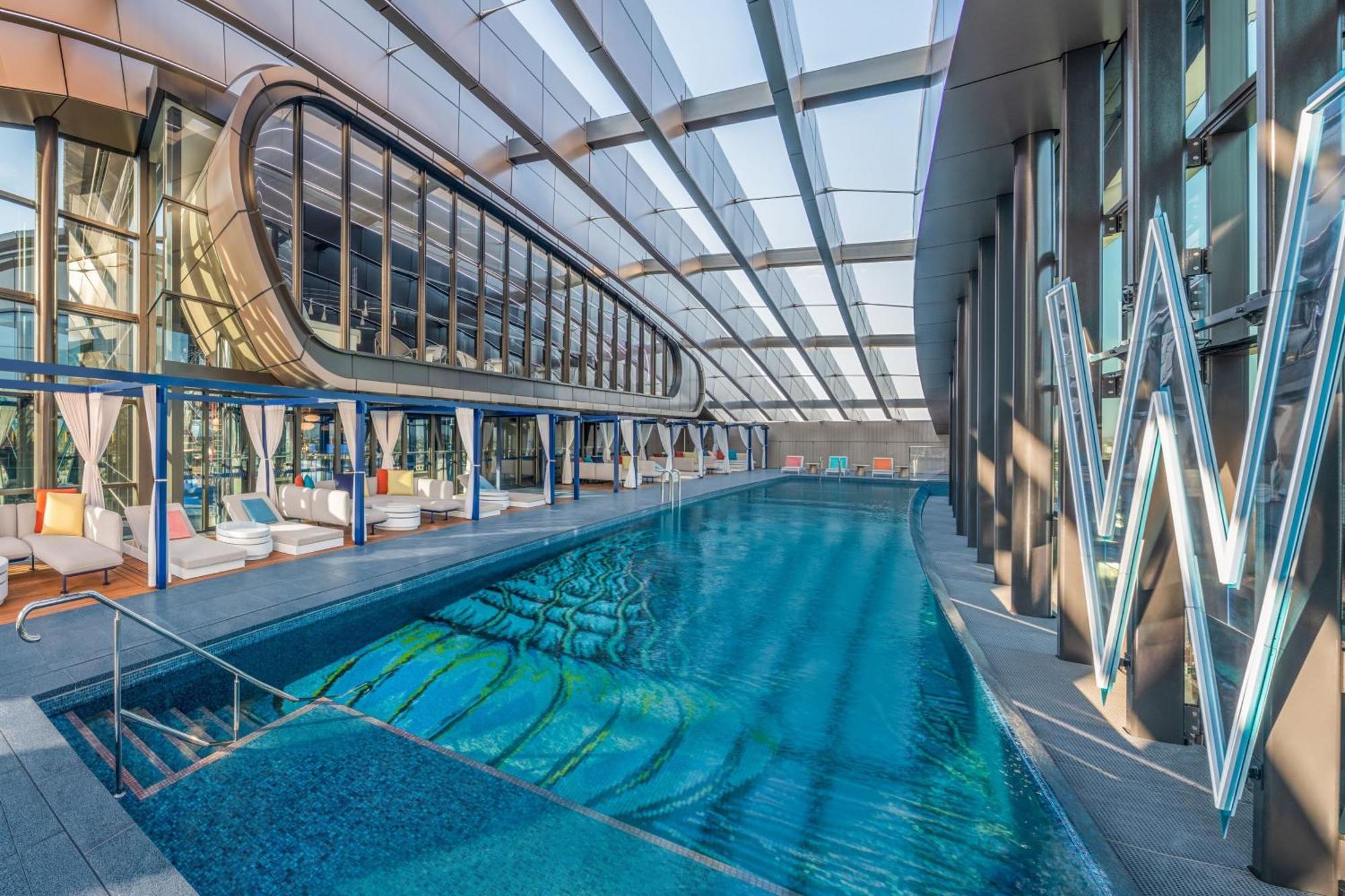 Hotel W Sydney Exterior foto The pool at the 2012 London Aquatics Centre